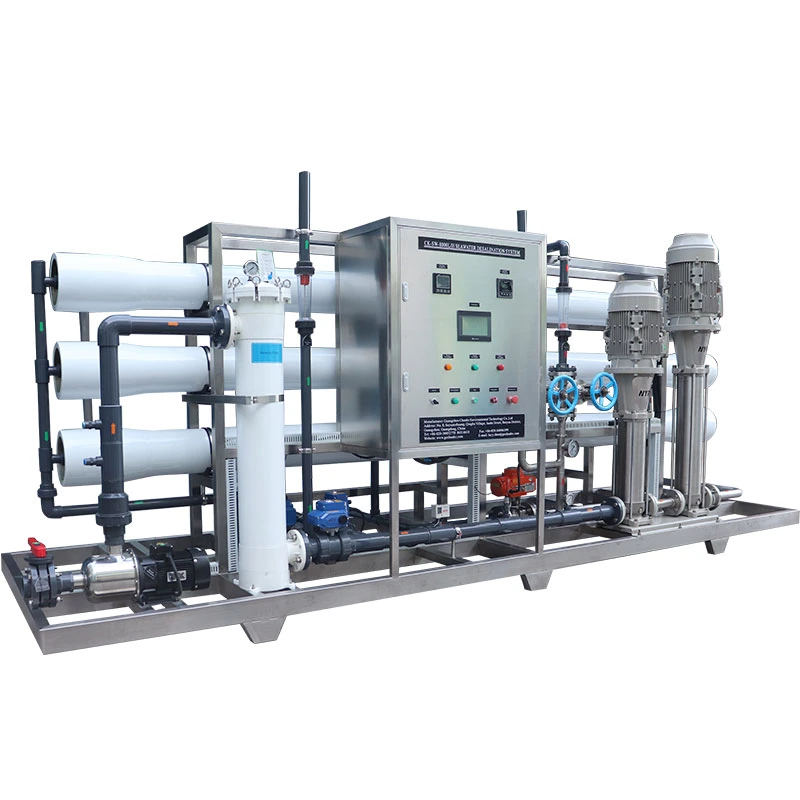 Sea Water Treatment Equipment 8t Project Case Reverse Osmosis System Salt-Removal Filtration Plant RO Water Treatment Machine Seawater Desalination From China