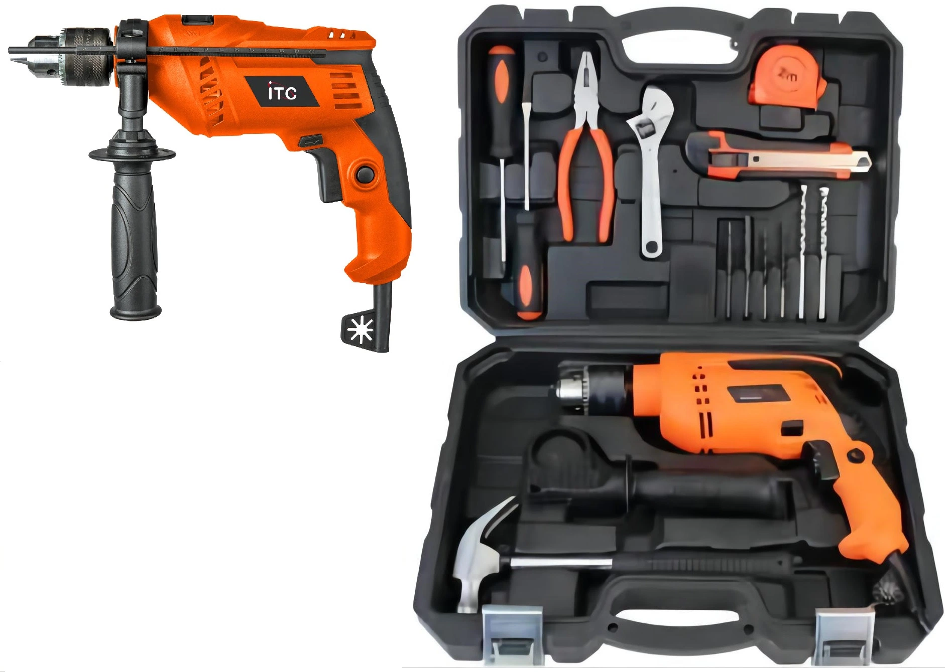 New Professional-Multi-Functional-Hand Tools/Bits Accessories-Combinations Electric-Power Tools-BMC Packing-Impact Drill Set