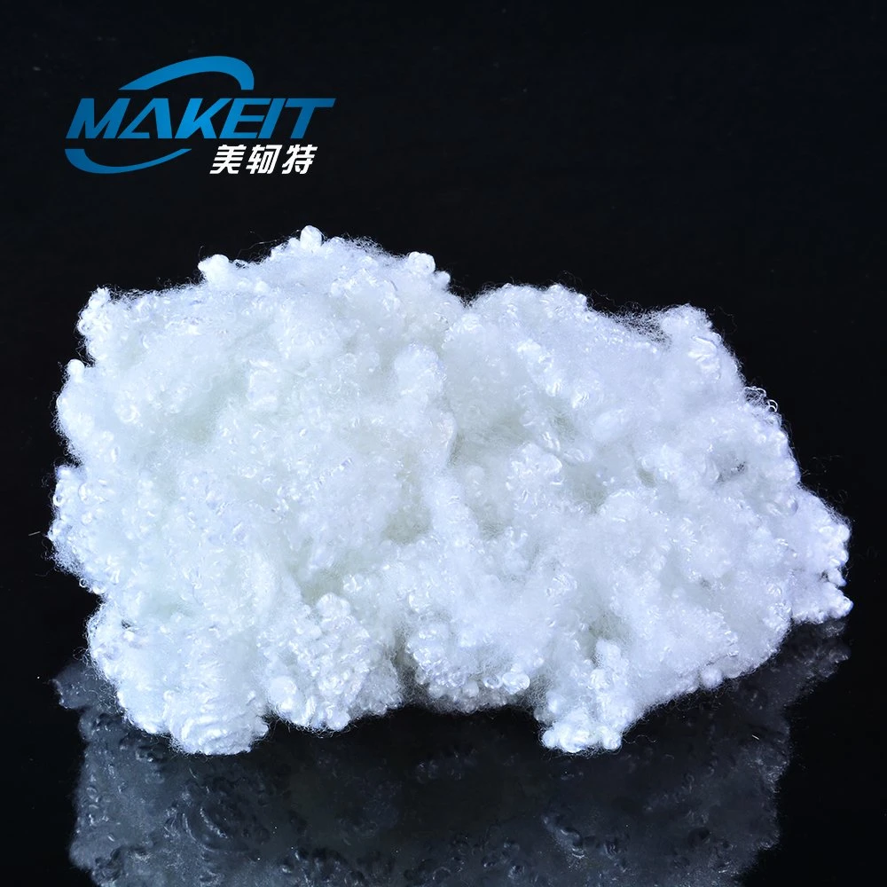 Fashion Eco-Friendly White Filling Material Staple Virgin Hollow Conjugated Polyester Fiber