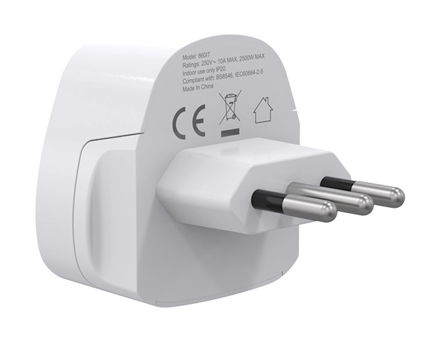 HK UK to Italy 10A Charging Travel Conversion Plug Socket