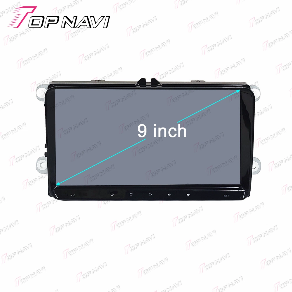 9 pouces 2 DIN Lecteur vidéo GPS de voiture universel pour VW Bora Volkswagen Passat Golf Polo Android Auto Radio Stéréo WiFi SWC
