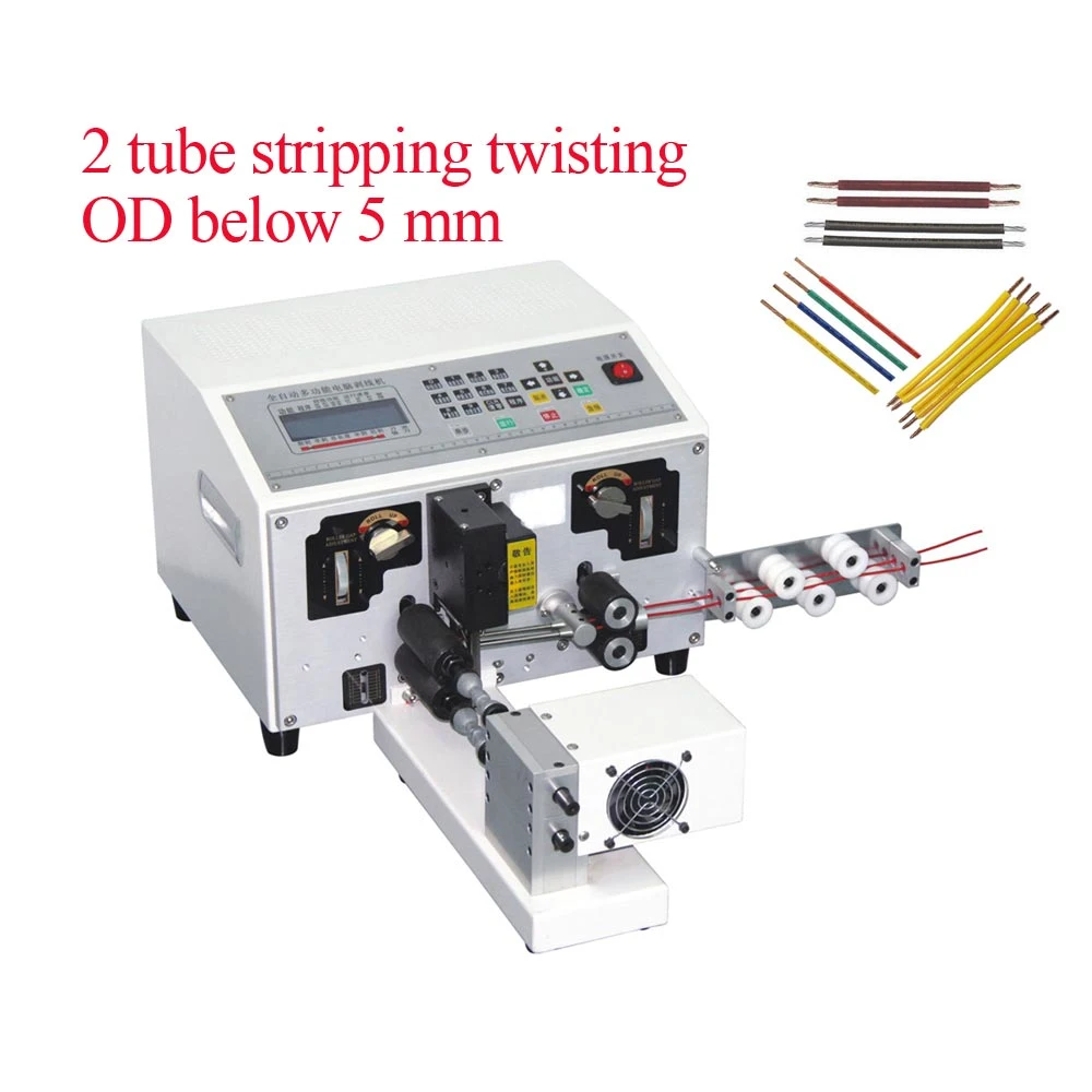 Double Wire Cable Wire Cutting Stripping Twisting Machine for Stripping