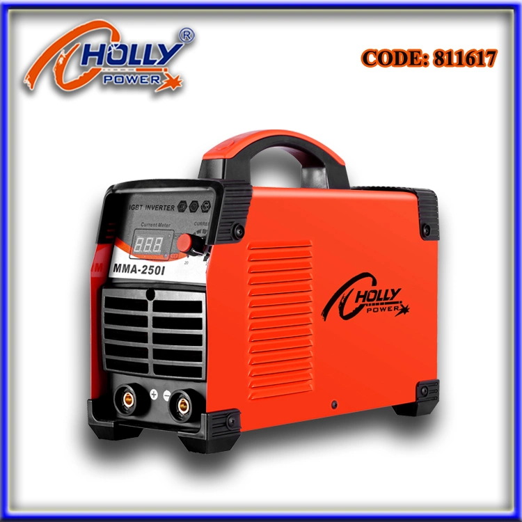 Holly Power 160/200/ 250A máquina de soldadura por arco, DC Inverter Welders MMA DC Stick Solder Welding Equipment