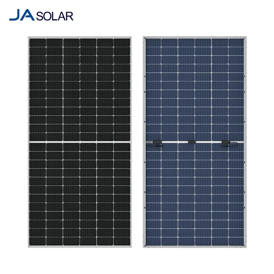 156 Half Cell Ja 580 590 605W Wholesale/Supplier Poly PV Fold Flexible Black Monocrystalline Polycrystalline Photovoltaic Module Mono Solar Energy Power Panel