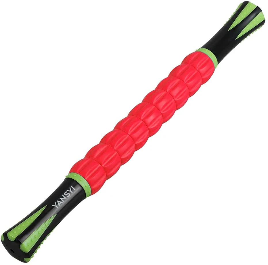 Hot Sale High Quality Yoga Pilates Gym Fitness Exercise Muscle Release Back Pain Body Building Stretch Handheld Massage Roller Stick in Wholesale