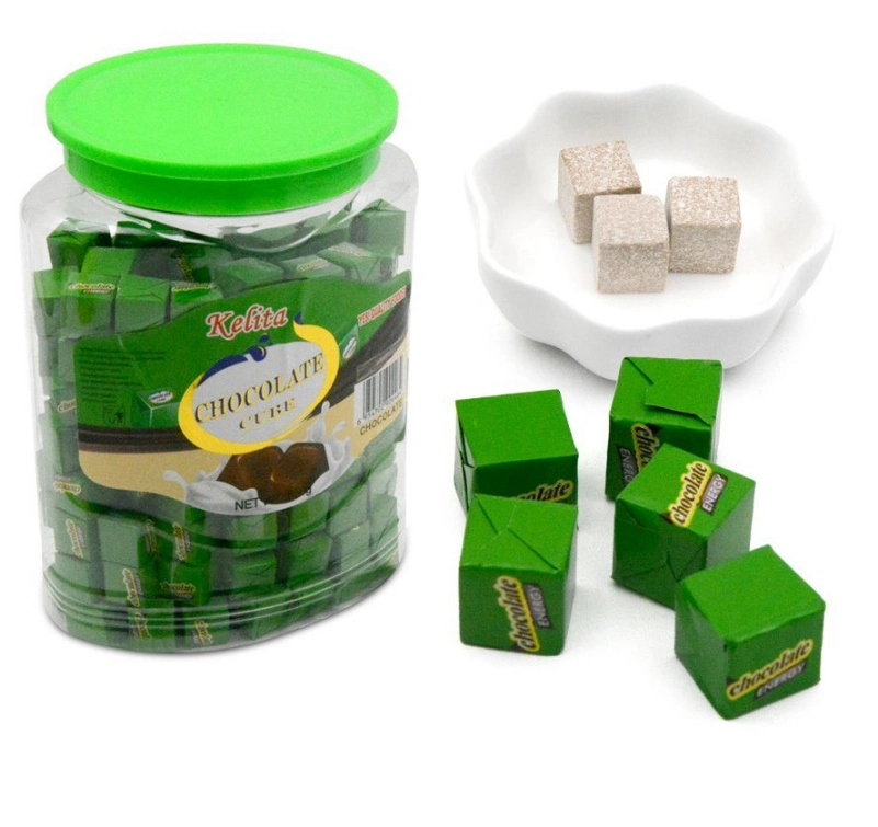 Factory Wholesale/Supplier Fruit Flavor Jar Cube Candy