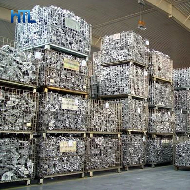 Warehouse Welded Wire Mesh Foldable and Collapsible Steel Storage Cage