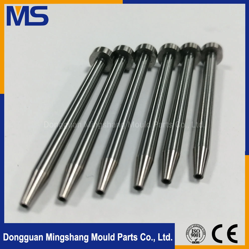 Customize Schmolz Bickenbach Die Steel Ejector Pins and Sleeves with Precision Concentricity for Twist Spout Cap Plastic Mold Parts