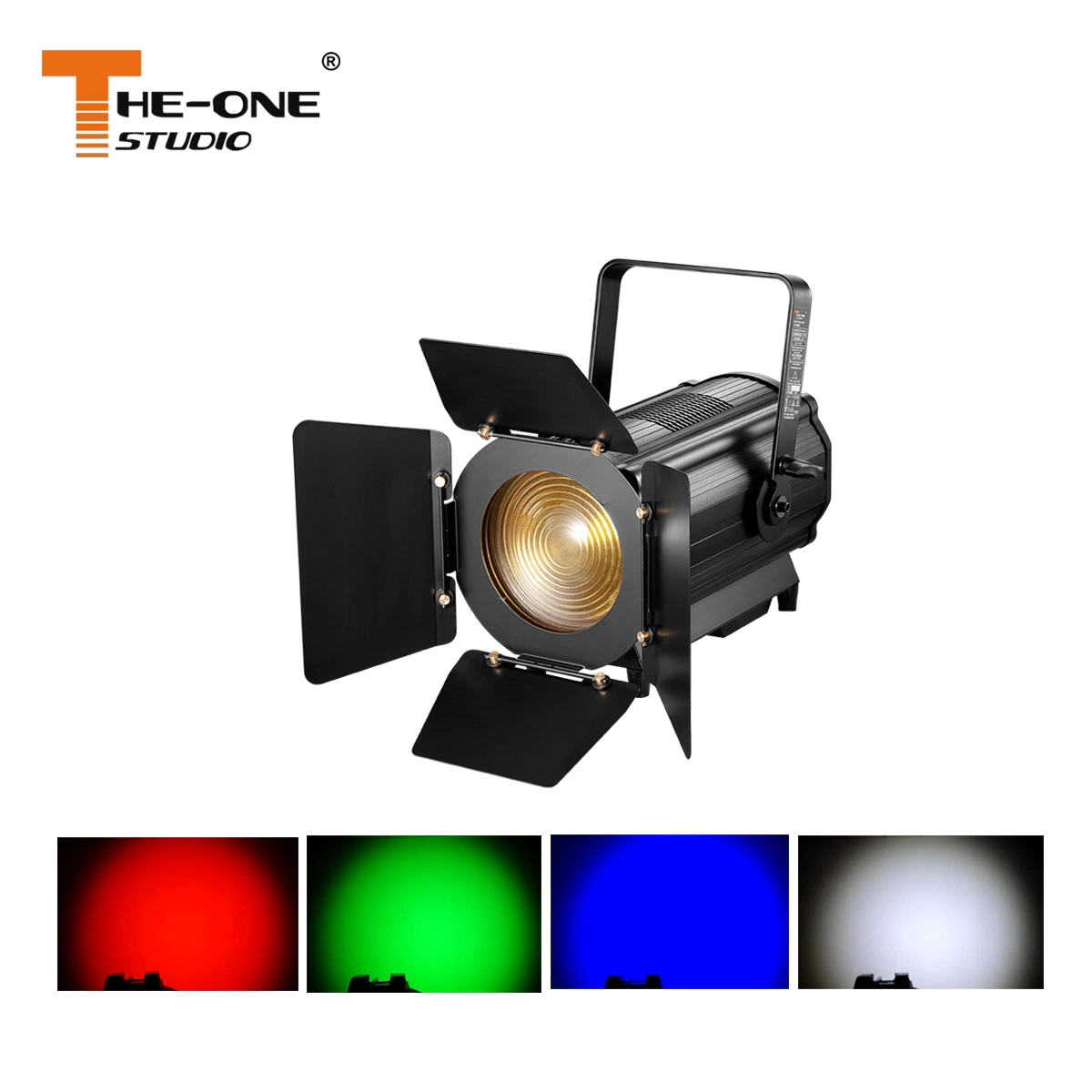 350W RGBW LED Professional Studio Fresnel Lighting Equipment