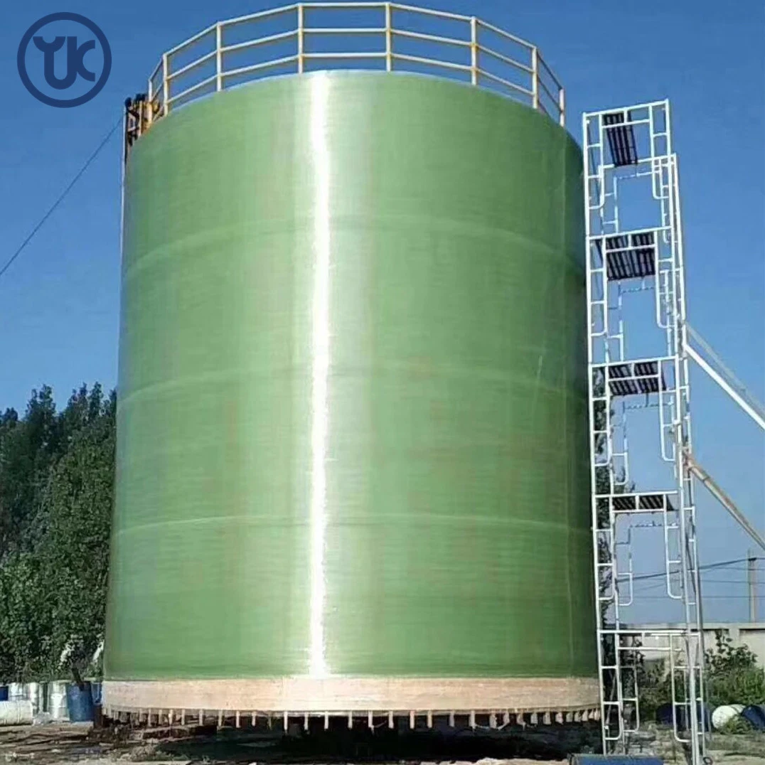 High Quality Wear Resistant FRP Round Container GRP Container Chemical Industry