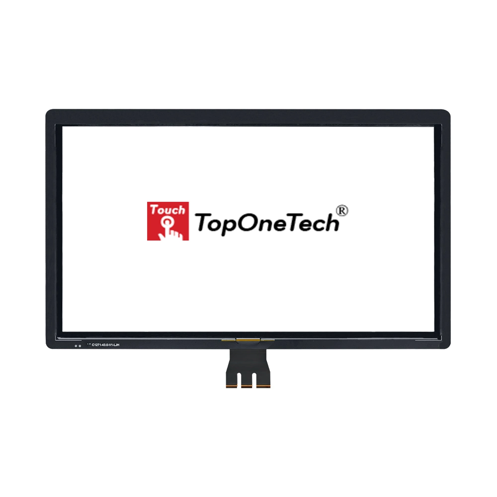 Fixation LCD 43 pouces pour utilisation avec kiosque TV cadre ouvert Écran Multi-Touch capacitif