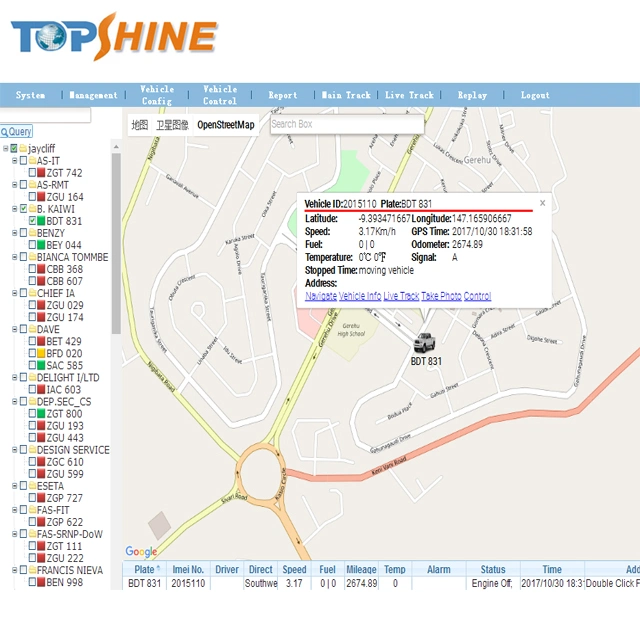 Построенный в 4 МБ памяти регистратора данных 4G GPS Tracker с двусторонняя связь