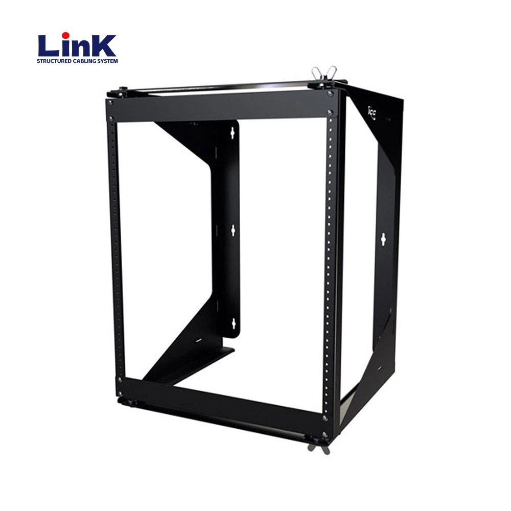 Floor Standing Open Display Frame Server Rack with Adjustable Rails