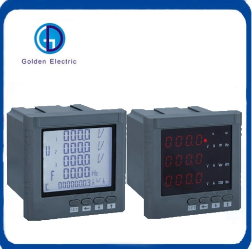 Three Phase Intelligent Digital Current Meter Multi-Functional Monitor and Control Meter with High-Precision LCD/LED Display