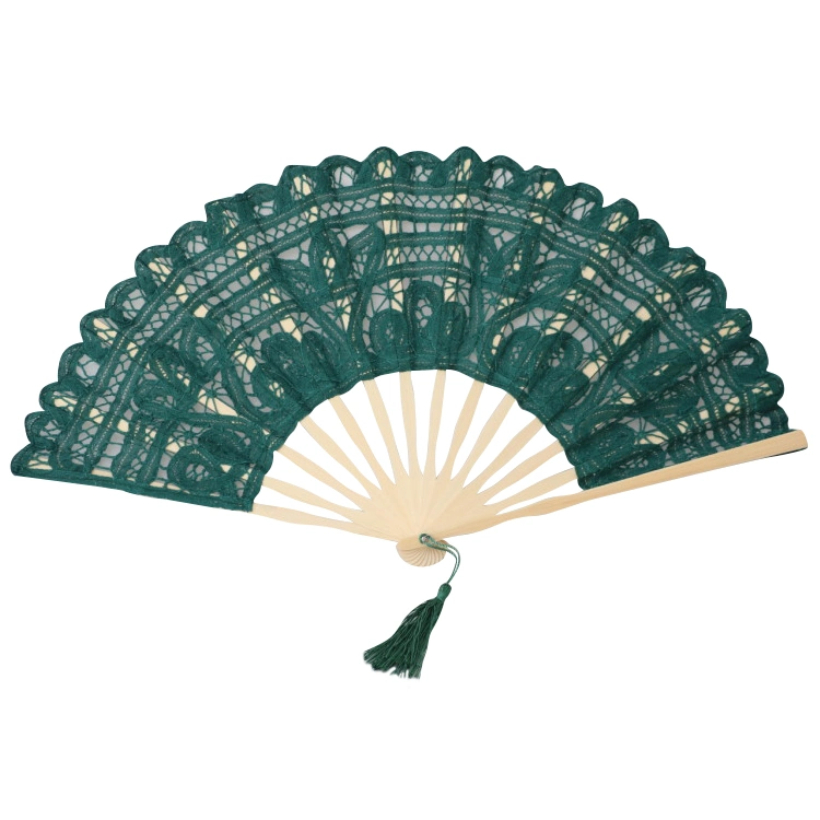 Wedding Favor Gifts Bamboo Lace Hand Fan for Guest