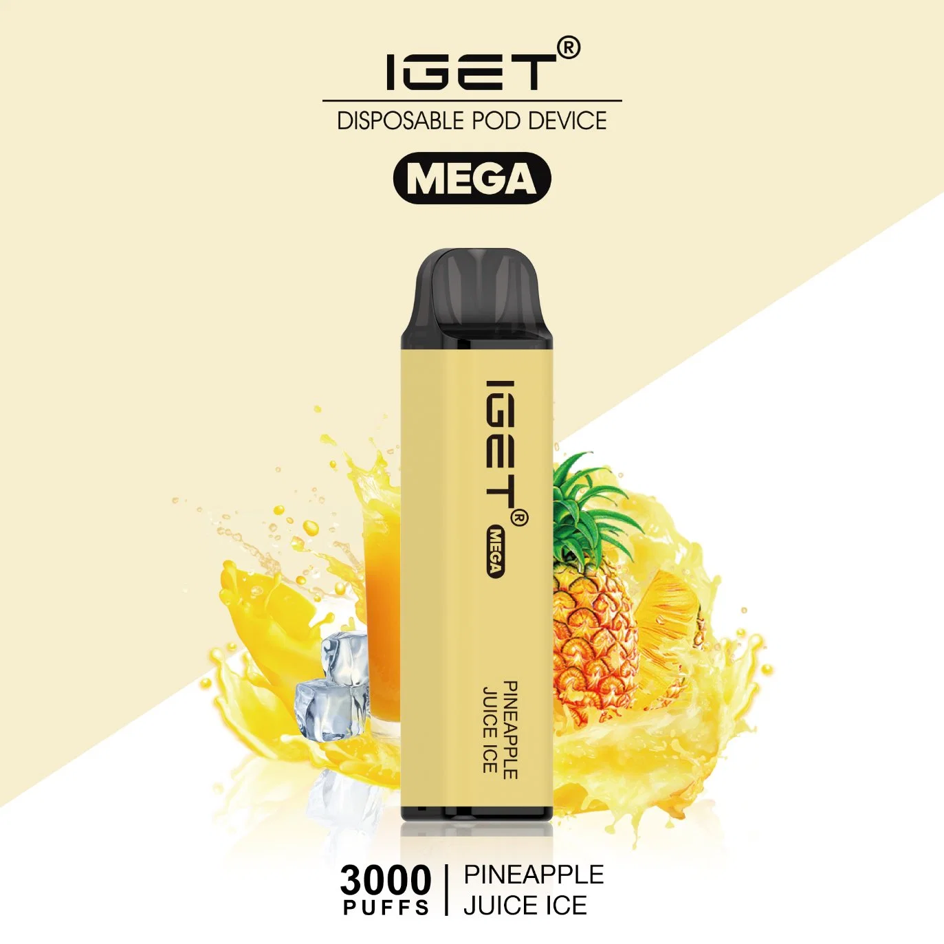 Wholesale/Supplier Prefill Vape Pod Iget Mega 3000puffs E Cigarette Disposable/Chargeable Iget XXL