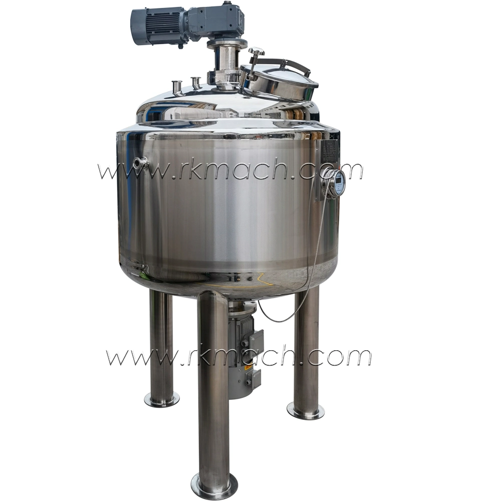 400 Liter SS316L Mixing Homogenizing Tank Cosmetic Mixing Equipment