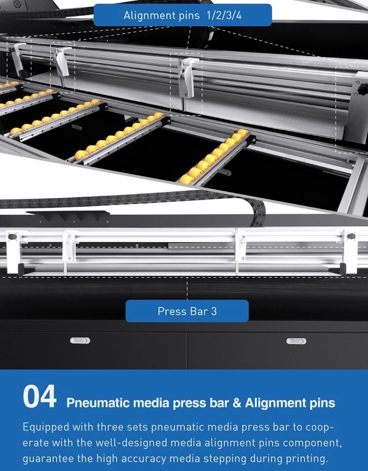 Sinocolor impresora plana UV de 2m y el rollo a rollo impresora híbrida Huv2000s