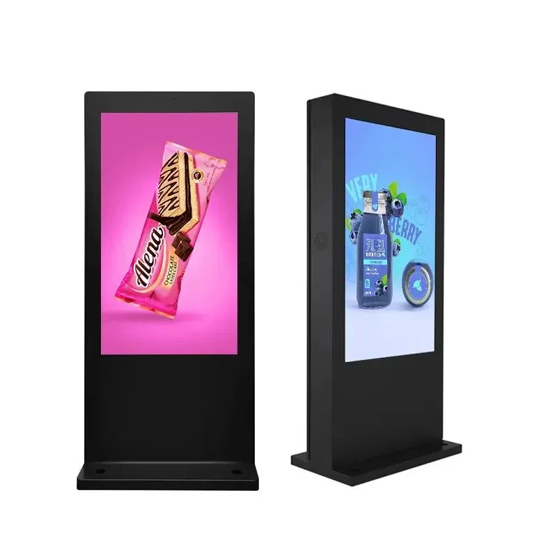 49 Zoll Android Customized Logo Wasserdicht LCD-Außenbodenstand Werbedisplay