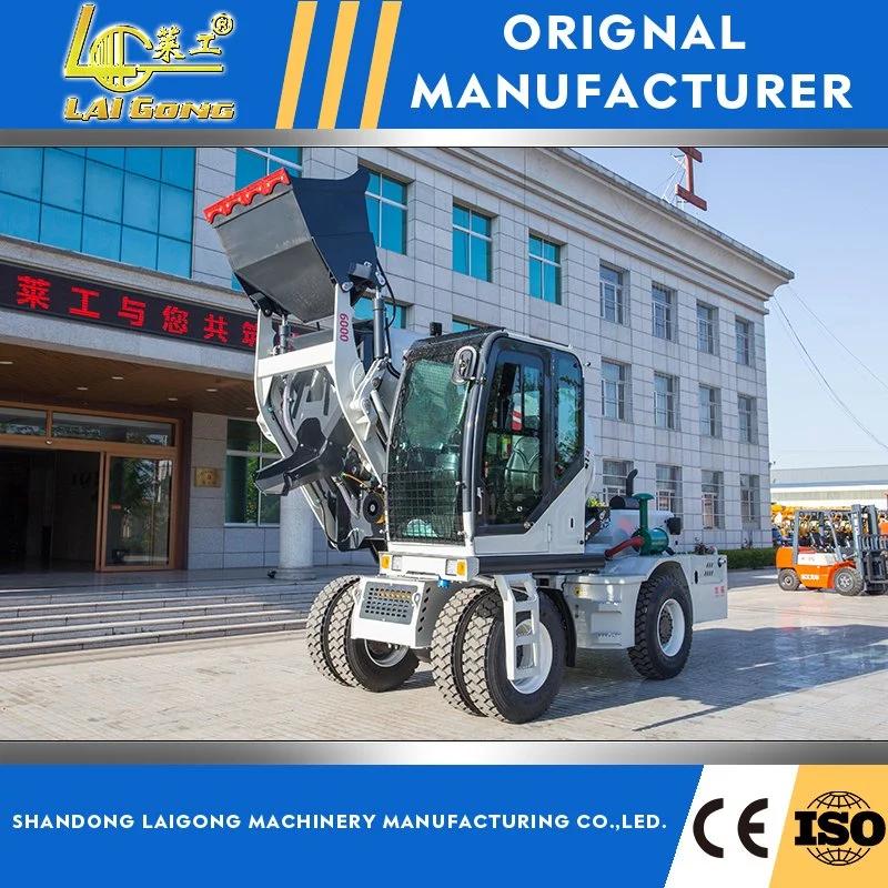 Lgcm Diesel Portable 3 Cbm Self Loading Concrete Mixer