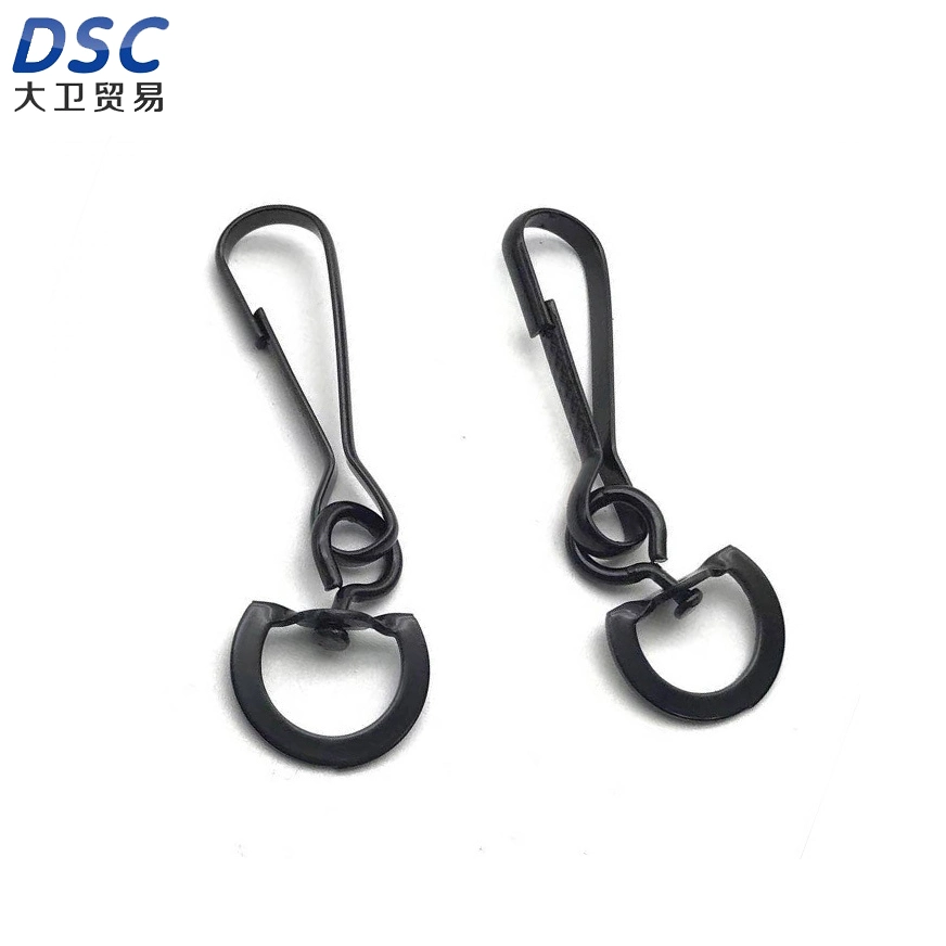 41mm Embossed Rotary Button Wire Buckle Handbag Hook Buckle Iron Buckle Office Key Buckle Swivel Hooks