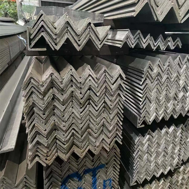 ASTM A36 A53 Q235 Q345 Carbon متساوي الزاوية على شكل L الفولاذ