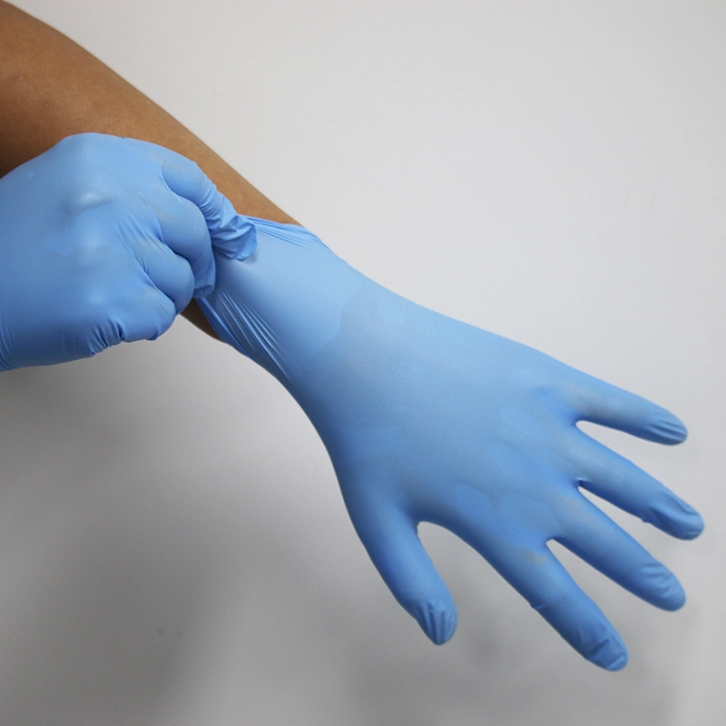 Nitrile Vinyl Synthetic Safety Gloves Industrial Grade Housework Gloves of Powder Free