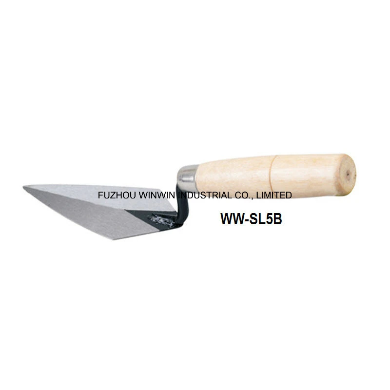 Wholesale/Supplier All Kinds of Carbon Steel Bricklayer Knife with Wooden Handle (WW-SL1C)