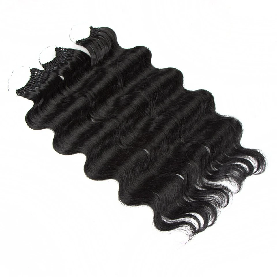 Cabelo sintético de ondas de água de fibra