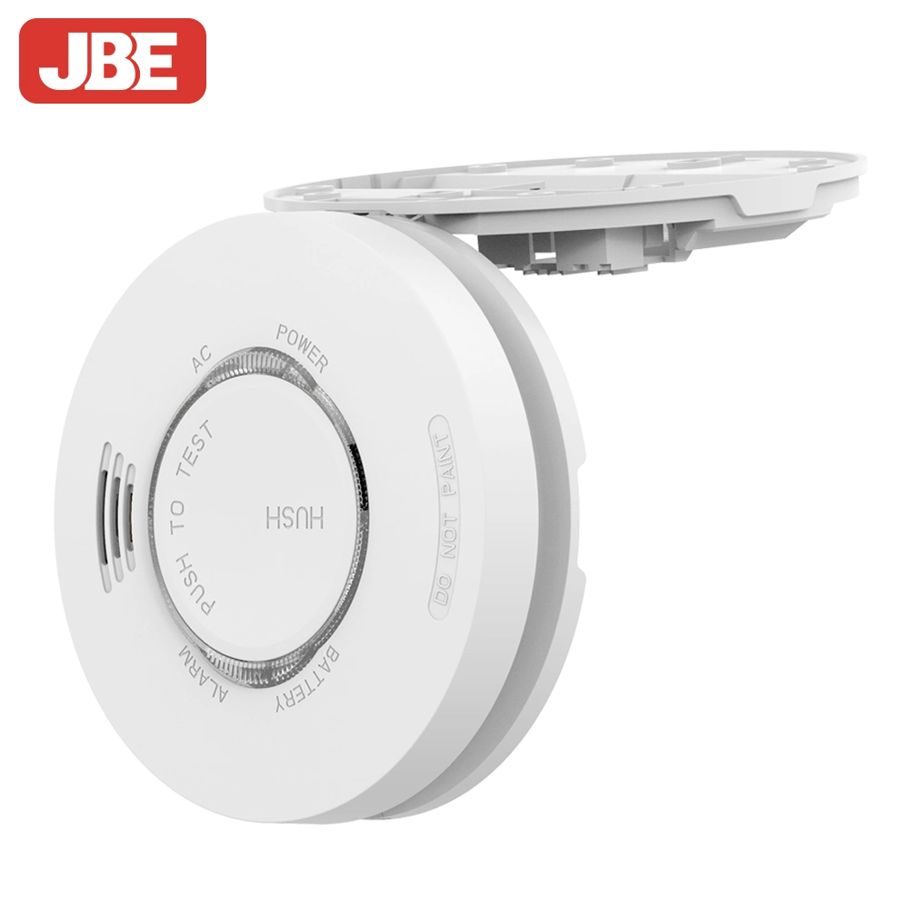 Jbe Photoelectric Dual Power Supply Hardwired Fire Detector Smoke Alarm