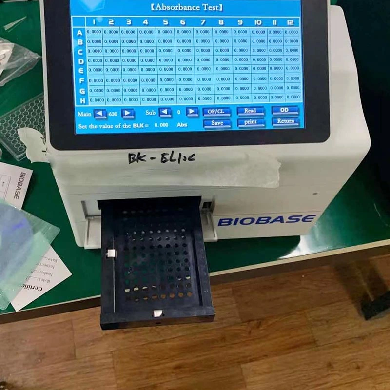 Biobase Vertical 8 Optical Channels Elisa Microplate Reader