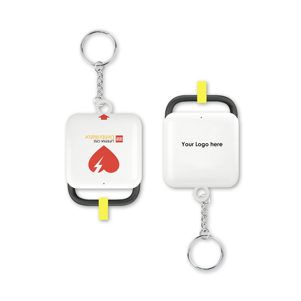 Wap-Health Trade Assurance Customized PVC Keyring LED Torch Aed Keyring