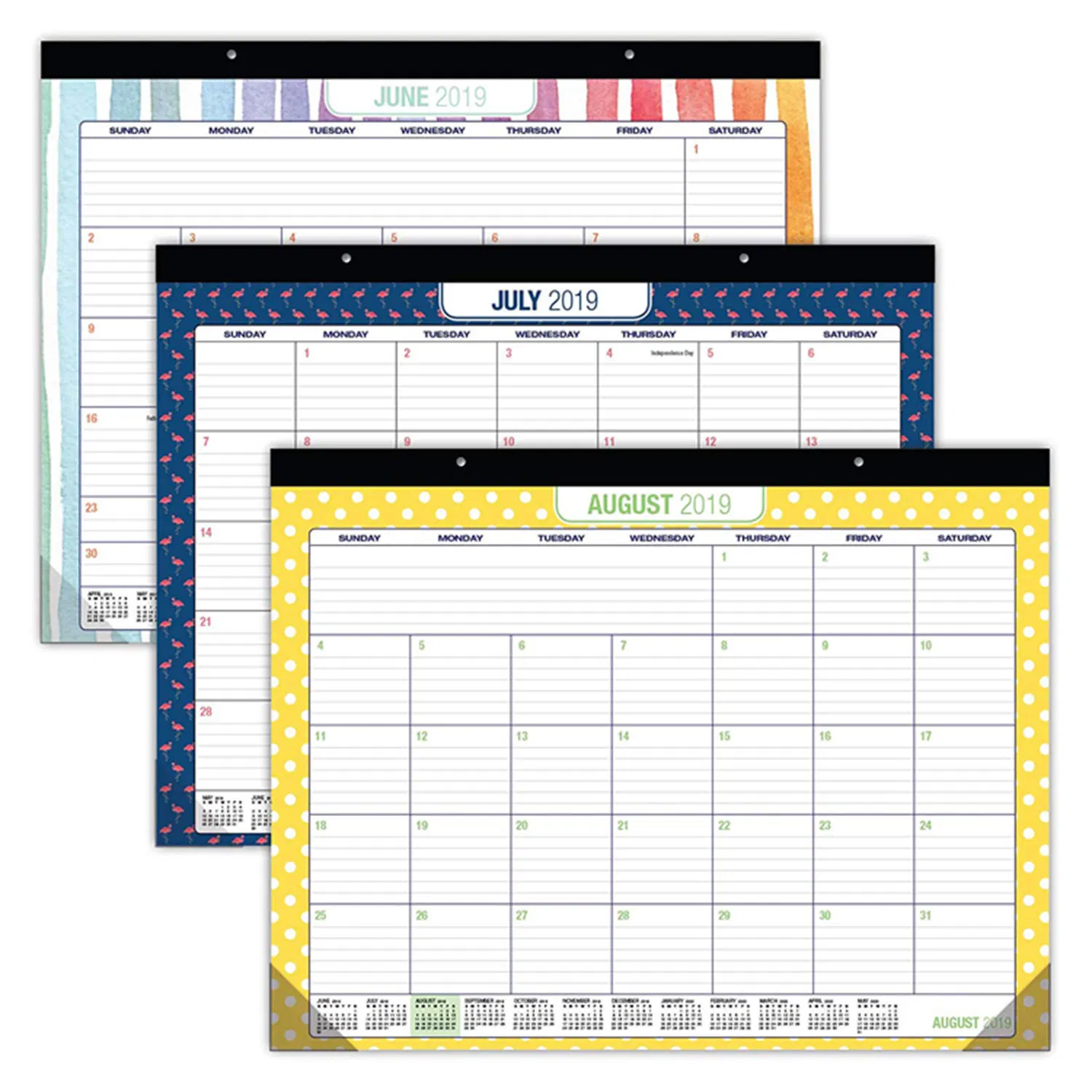 Kundenspezifischer großer Monat Papier Wand Schreibtisch Pad Kalender für Büro Tabelle