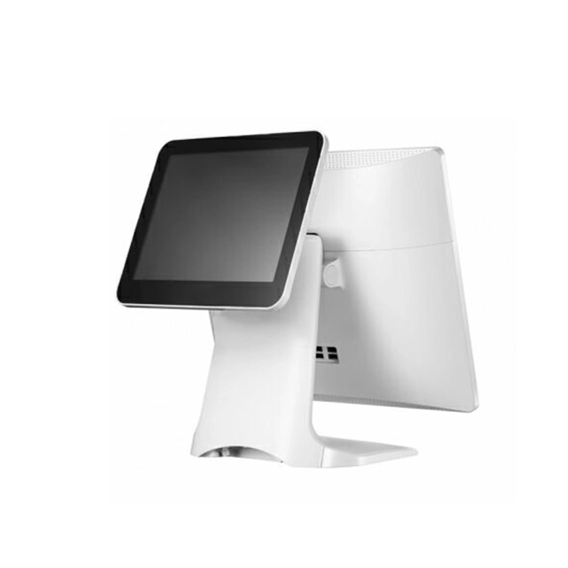 Dual Display 15 Inch True Flat Touchscreen All in One POS Terminal