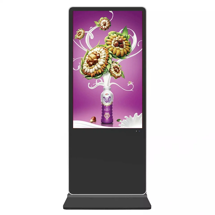 55 Inch Restaurant Self Service Ordering Payment Floor Stand Interactive Flat Panel