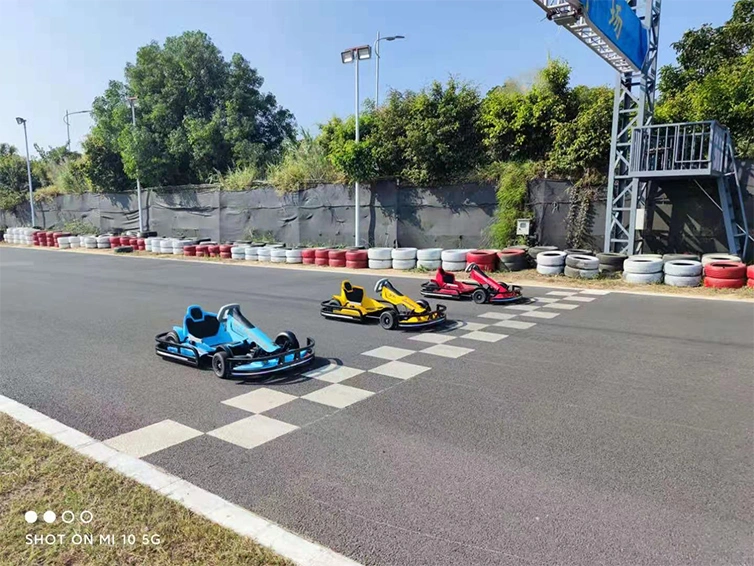 K9-2 Kart à pédales électrique de course de haute qualité pour l'amusement