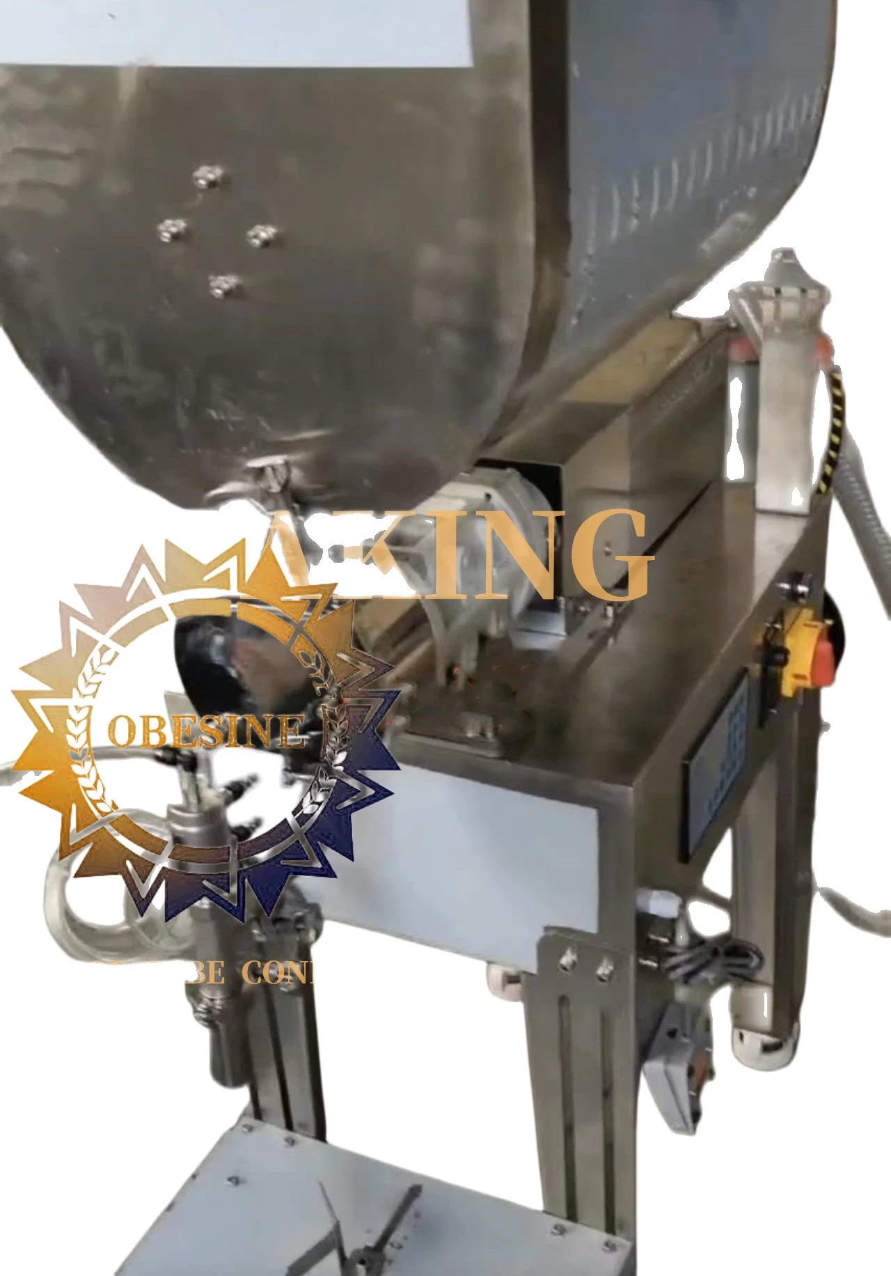 Large Volume Liquid Paste Sauce Rotor Pump Transfer Machine with Stainless Steel Mixing Tank