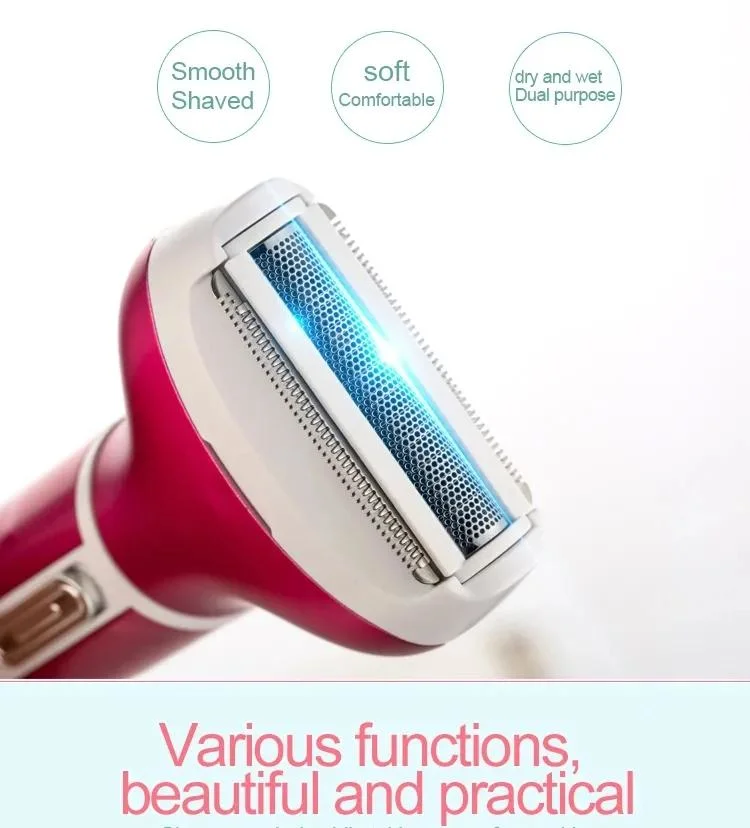 4 in 1 Epilator Female Eyebrow Trimmer Epilator Shaver for Hair Removal