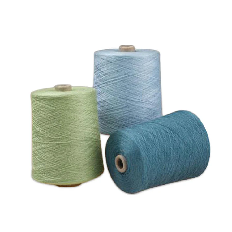 Color mayorista 28nm Alpaca cashmere Nylon viscosa hilado