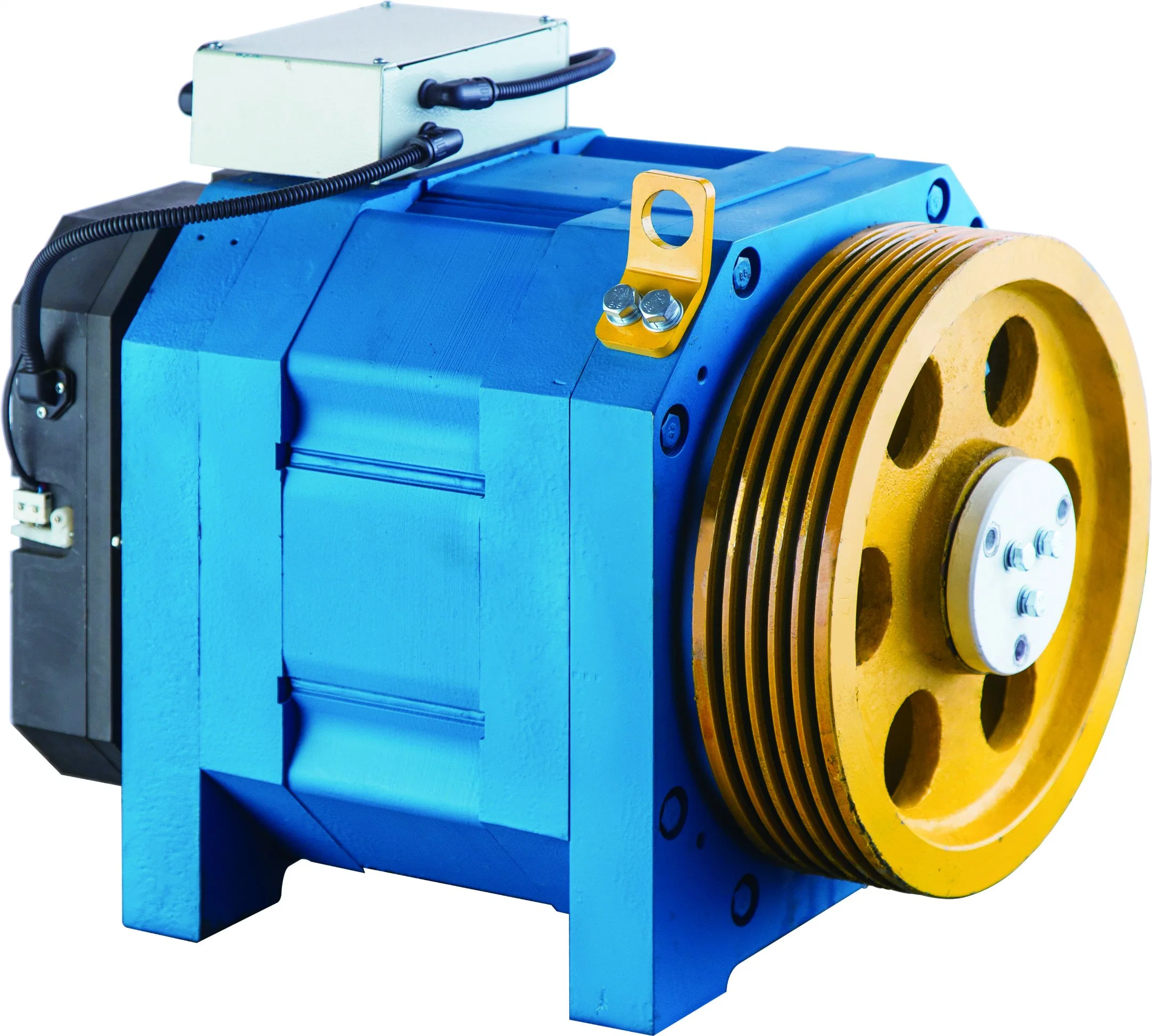 Elevator Gearless Traction Machine Elevator Spare Part for Sale