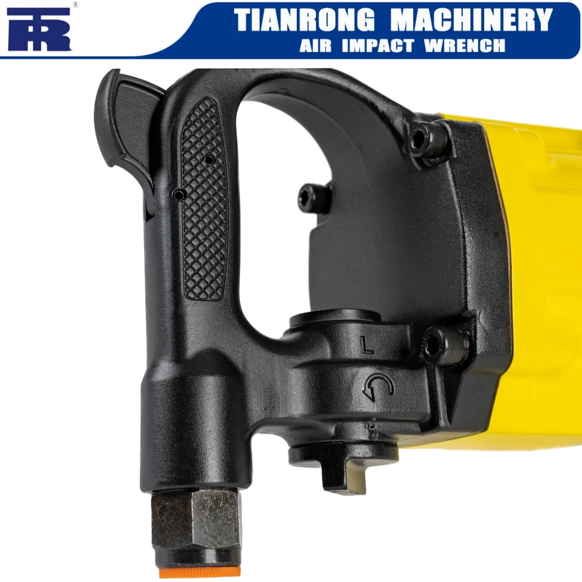 Industrial Impact Wrench, Pneumatic Tool, with 1 Inch Square Drive, Pinless Hammer Structure, High Levels of Torque Output, Handle Larger Bolts and Nuts