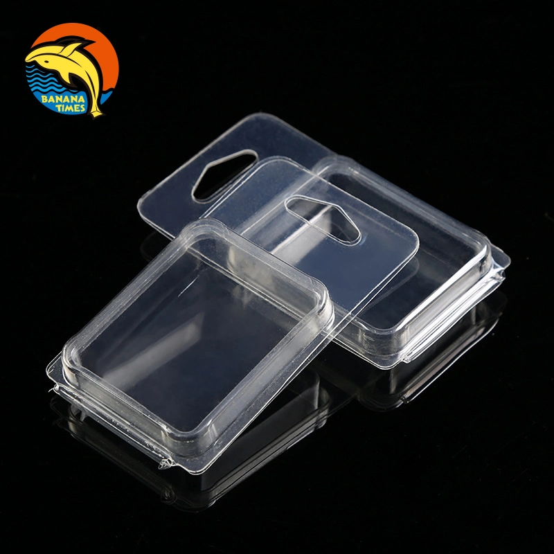 Original fábrica personalizado PVC transparente plástico Hanger Clamshell Blister doble Caja de embalaje