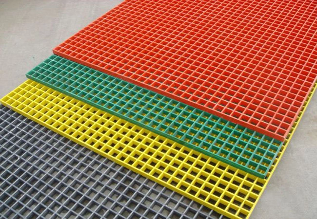 Factory Supply 1.5''*1.5''*1.25'' FRP Molded Grating 48" * 144" Gritted Plastic Floor Sheet for Sale