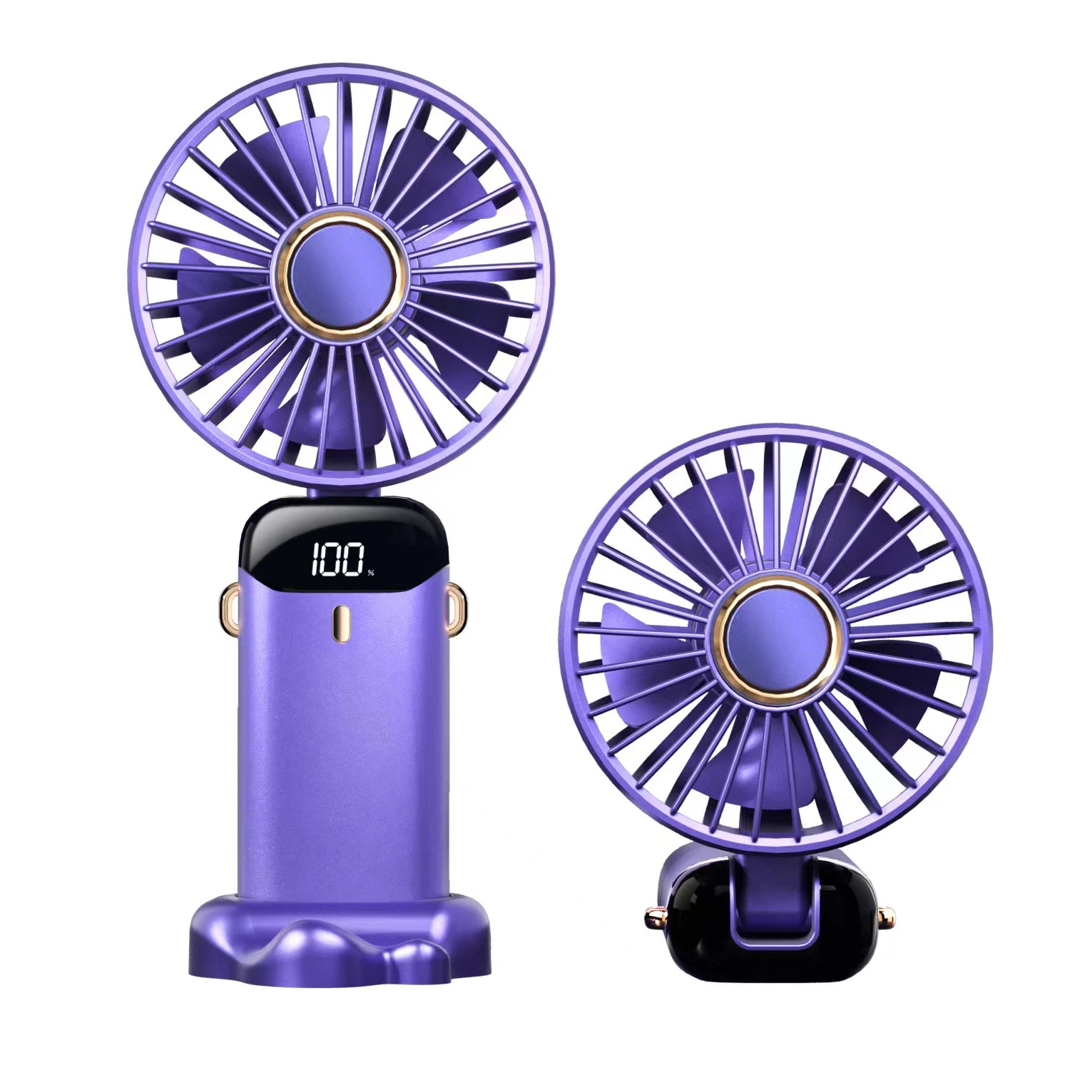 Handheld USB Outdoor Electrical Fan Rechargeable Eyelash Blowing Handheld Desk Fan