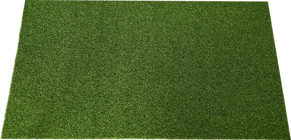 Green Color Artificial Grass Carpet with PVC Backing