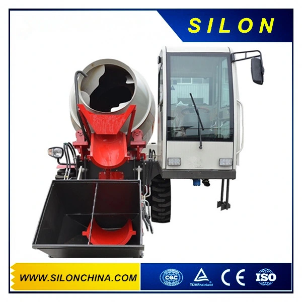 1.2m3 Auto Self Loading Concrete Mixer Truck with PLC Weighing System (Cummins Engine Optional)