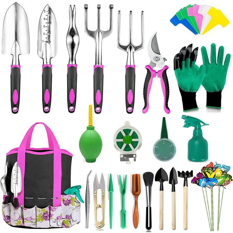 Non-Slip Rubber Grip Handle Heavy Duty Gardening Tools Set