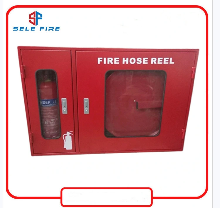 High quality/High cost performance  Fire Fighting Hose Reel Cabinet with Fire Extinguisher
