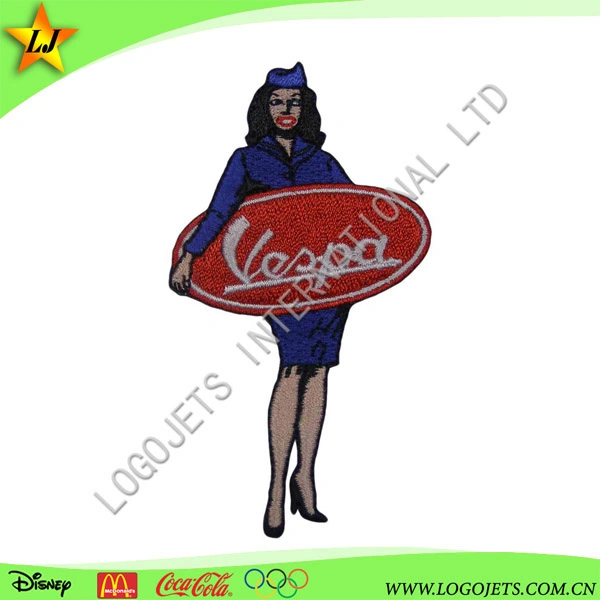 China Manufacturer Hot-Selling 3D Effect Beautiful Design Clothing Embroidery Patch