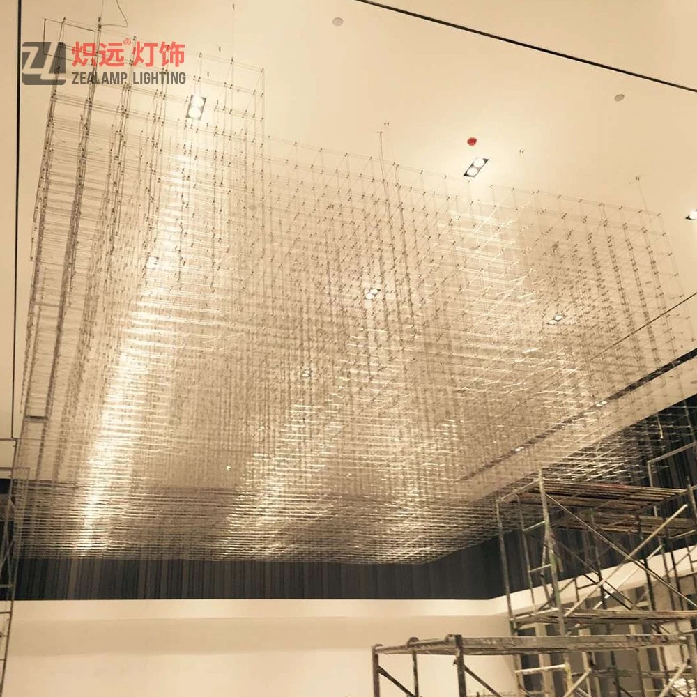 Shopping Mall Custom Made LED Ceiling Lamp Banquet Lobby Lighting